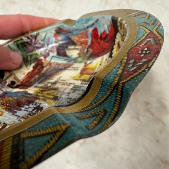Vintage ARIZONA Metal Souvenir Shop Ashtray / Unbranded / Southwestern - Picture 7 of 9